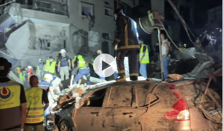 22 killed in Israeli strikes on Beirut, Lebanon says